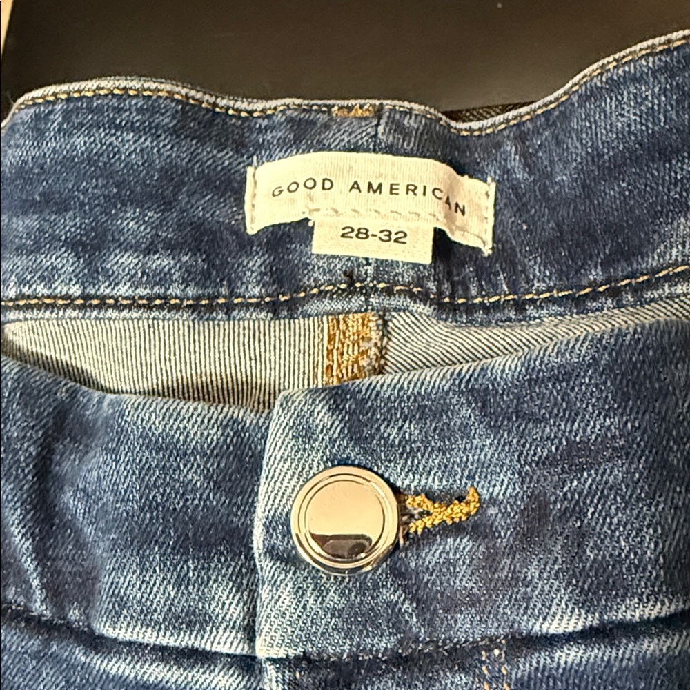 Good American High Rise Blue Jeans Rare Plus size 28 to 32 NWT